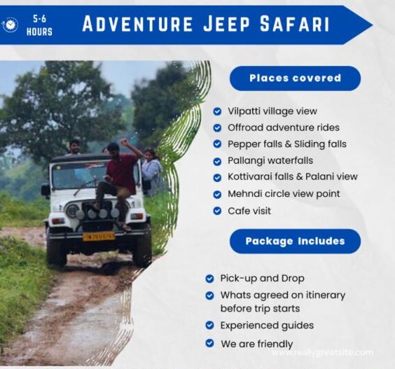 Kodaikanal Jeep Safari Adventure